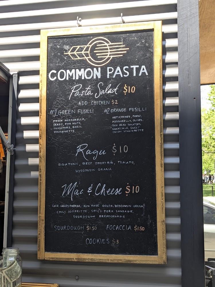 Common Pasta Menu image 1